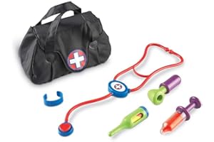 Learning Resources New Sprouts Cure It! Doctor Kit for Kids, Pretend Play Doctor Set, 6 Pieces, Ages 2+