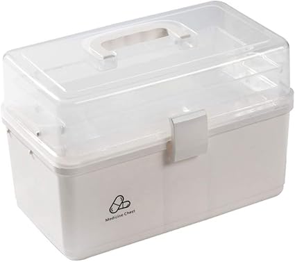 Dittzz Caja de Medicina, 3 Niveles Caja de Primeros Plegable ...