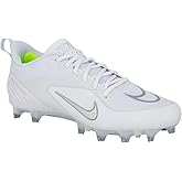 Nike Alpha Huarache 8 Pro CW4439-110 White-Pure Platinum-Wolf Grey Lacrosse Cleats 9.5 US