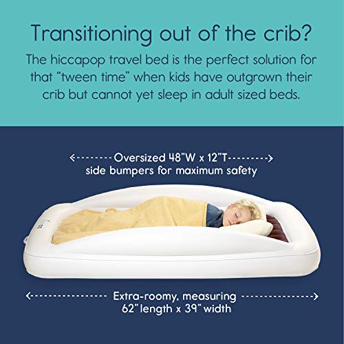 4 hiccapop+Inflatable+Toddler+Portable+Mattress