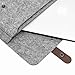 MOSISO Felt Laptop Shoulder Bag Compatible 13-13.3 inch MacBook Pro, MacBook Air, Notebook Computer, Gray
