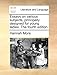 Essays on Various Subjects, Principally Designed for Young Ladies. the Fourth Edition.