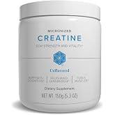 Isagenix Creatine, Micronized, Unflavored, 5.3 oz, 30 Servings | Micronized for Faster Absorption, No Bloat, Supports Cognition and Fuels Muscles, Unflavored