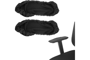 Zerodis 1 Pair Removable Armrest Covers for Office Chair Elastic Universal Cushion for Armrest Protector,Washable Chair Armre