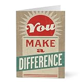 Hallmark Business Employee Appreciation Card (Make a Difference Employee Appreciation) (Pack of 25 Greeting Cards for Business)