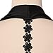 Sexy Deep V-Neck Backless Bodycon Club Dress (S) Black