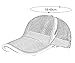 Panegy Unisex Mesh Brim Tennis Cap Outside Sunscreen Quick Dry Adjustable Baseball Hat