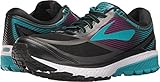 Brooks Women's Ghost 10 GTX Black/Peacock Blue/Hollyhock 8 B US
