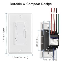 KEYGMA 0-10V LED Dimmer Switch, Low Voltage Dimmer