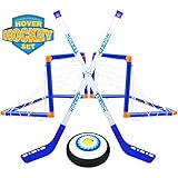 TIKTOK Hover Hockey Set with 2 Goals Indoor Outdoor Training Toys Sports for Boys Girls