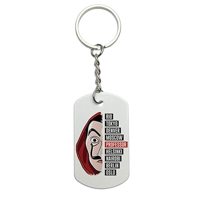 Buy Money Heist Dali Keychain with 60cm Chain at Ubuy Lebanon