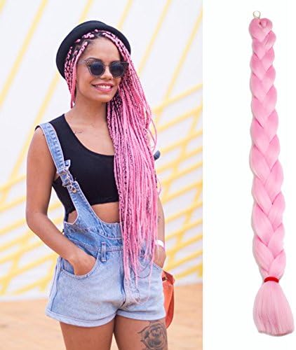 42 Inch Synthetic Ombre Jumbo Braiding Hair 3 Pcs/lot 165g/pcs Kanekalon Fiber Jumbo Braids Hair Extension for Box Twist Braiding Soft Dreads