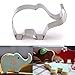 Efivs Arts Elephant Shapes Stainless Steel Cookie Cutter Biscuit Cutter Cookie Mold Cookie Press Cookie Molds Fondant Cutter