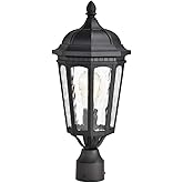 Nuvo 60/5943 East River 1-Light Outdoor Post Lantern, Matte Black