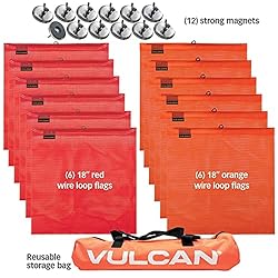 VULCAN Complete Heavy Duty Flags and Magnets Kit