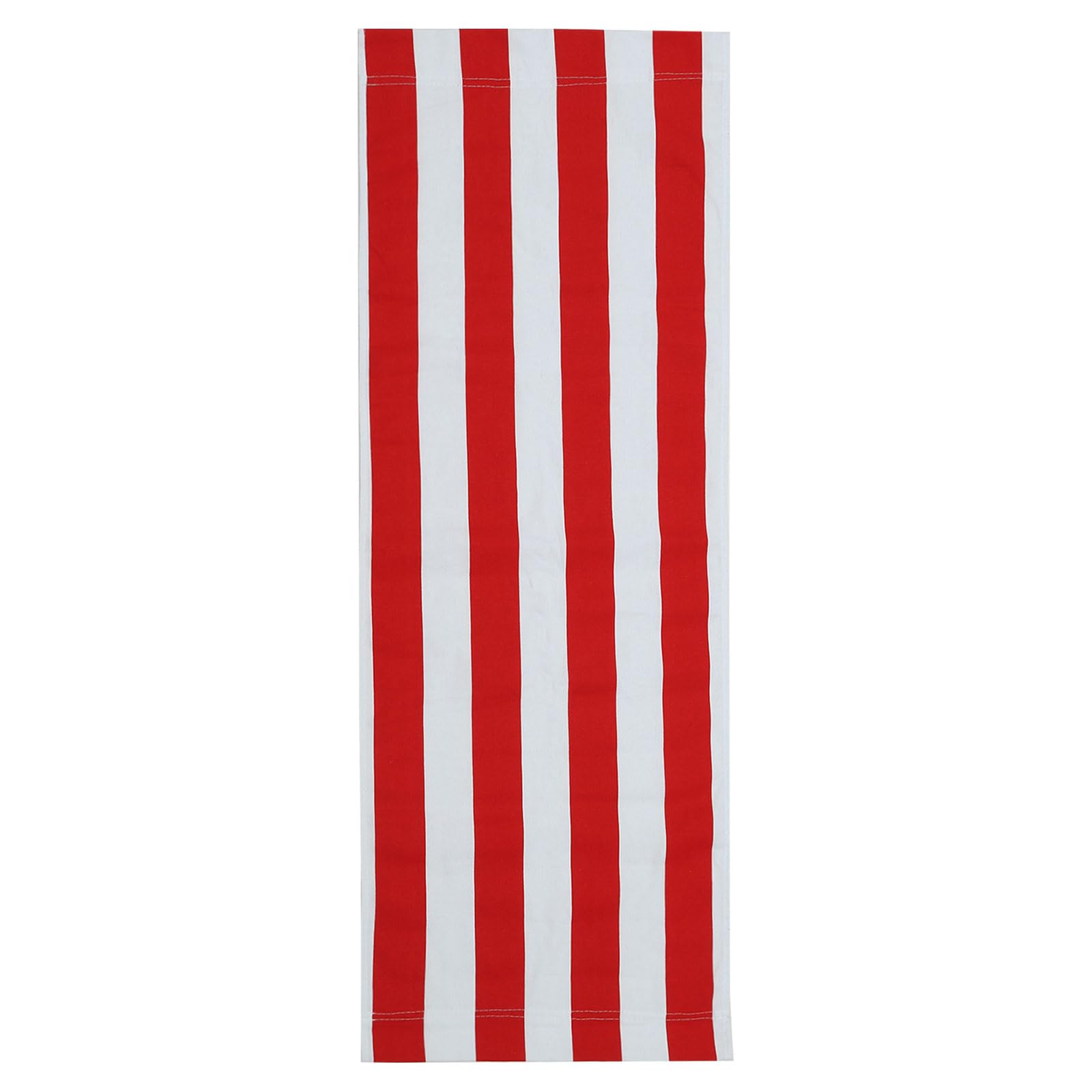 PATIKIL Beach Chair Replacement Fabric 45 x 17 Canvas Cloth for Lounge Sling Reclining Patio Camping, Red, White