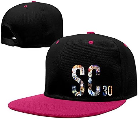 Graphic Personalized GSW Stephen SC Curry Baketball Player Hiphop Hats Caps Pink