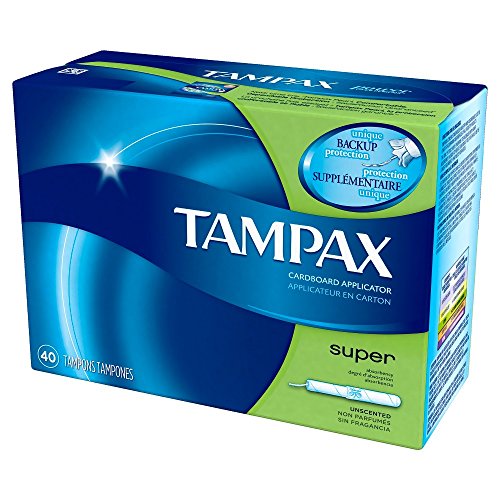 Tampax Tampons with Flushable Cardboard Applicator Super 40 ct Buy