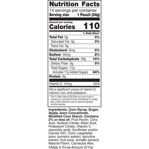 JAMBA FRUIT FLAVORED SNACKS, MANGO-A-GO-GO, SMOOTHIE INSPIRED FLAVORS, GLUTEN FREE SNACK, 16.8 OZ (14 POUCHES)