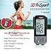 3DTriSport Walking 3D Pedometer with Clip and Strap, Free eBook | 30 Days Memory, Accurate Step Counter, Walking Distance Miles/Km, Calorie Counter, Daily Target Monitor, Exercise Time.