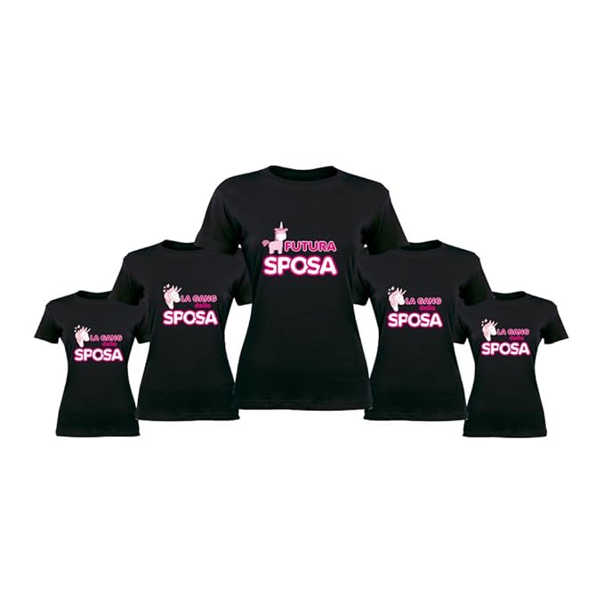 pacchetto magliette addio al nubilato