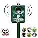 ZOVENCHI 2 Choose Solar Powered Ultrasonic Animal and Pests Repeller, Outdoor Weatherpro, 2