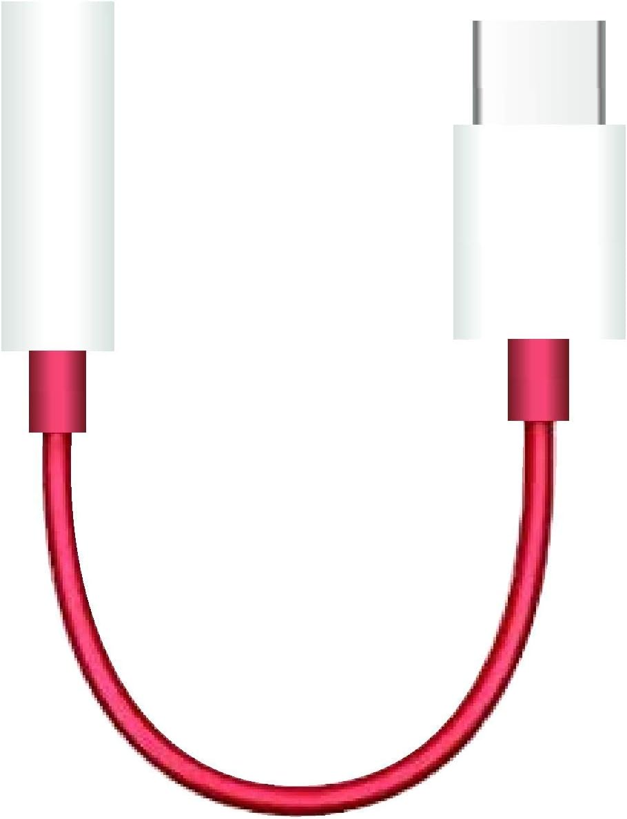 Affix Type C to 3.5 mm Earphones/Headphones Jack Connector, USB Type C to Aux Adapter Audio Cable for OnePlus 6 / 6T / 7 / 7T / 7 Pro / 7T Pro/Mi A2