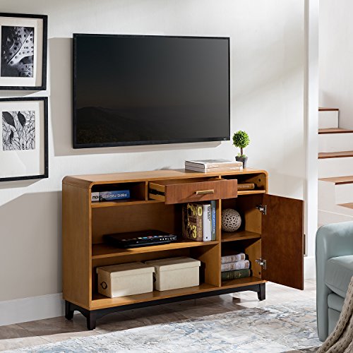Furniture HotSpot Two Tone Credenza Sideboard Buffet Midcentury Buffet Table - Thumbnail 6
