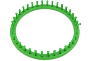 QUPA AM STORE JapanAmStore Round Knitting Loom Plastic Circle Knitting Hat Knitter Yarn Needles Hook DIY Hats Scarves (23cm)