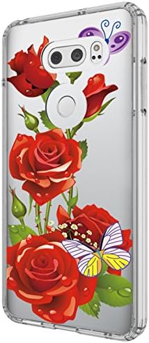 LG V30 Case,LG V30+ Case,LG V30 Plus Case Crystal Clear Shock Absorption Technology Bumper Soft TPU Cover Case with Ultra Thin Slim Hybrid Shockproof Impact Protection Case Armor Cover