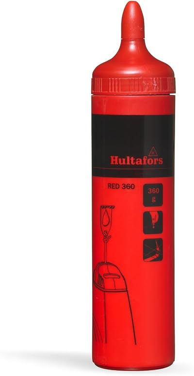 Hultafors Red Chalk Line Refill 360g for Indoor Outdoor Use Precise Lines