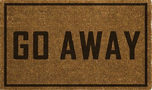 Royal Luxury Vinyl Backed Coir Outdoor Mat , Welome Mat , Doormat , 18 By 28-inch or 22 By 36-inch , go away