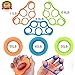 Helonge Finger Stretcher Exerciser, 6 Level Resistance, Hand Finger Grips Extensor Strengthening Training for Arthritis, Strokes, Piano, Guitar, Rock Climbing, Violin, Cello, Physical Therapy