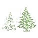 Christmas Cutting Dies for DIY Scrapbook Supplies, Metal Die Cuts for Card Making, DIY Scrapbooking and Embossing Paper Craft (Christmas Tree)