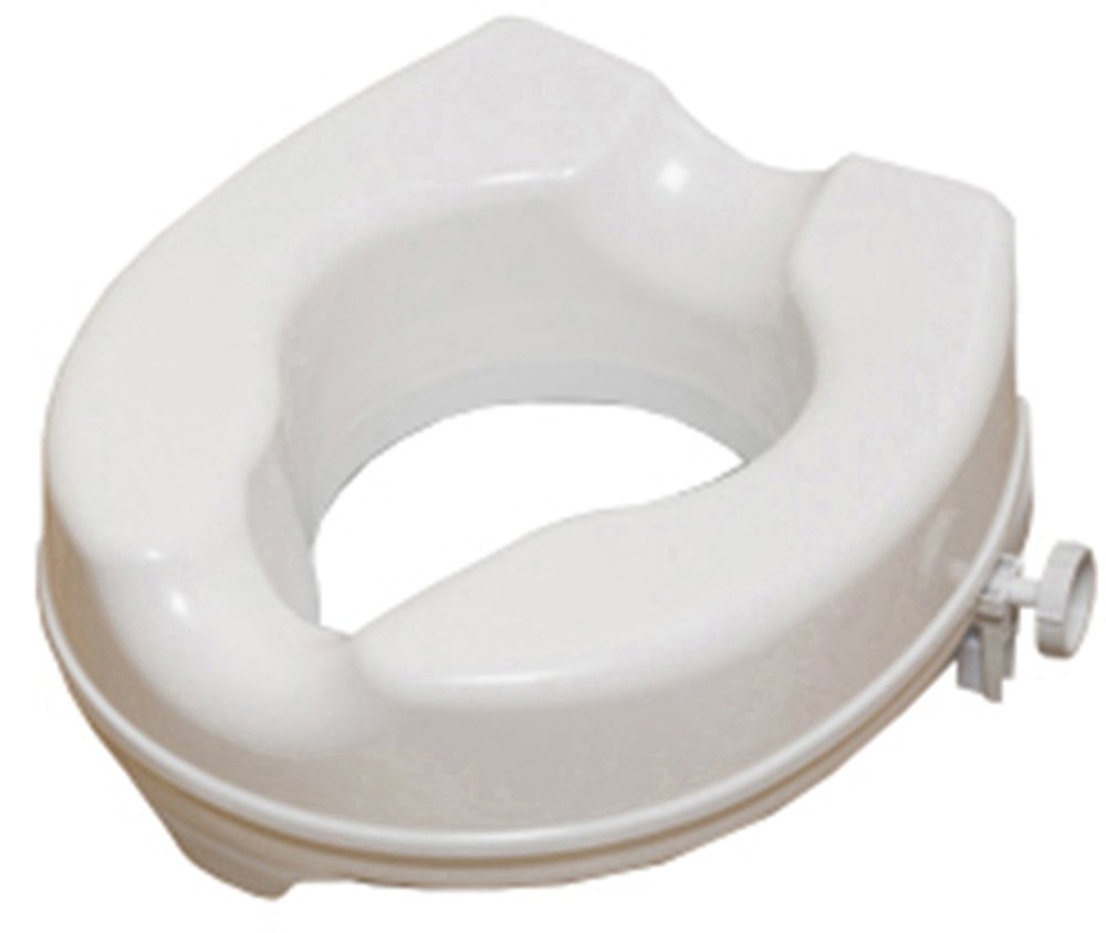 NRS Healthcare 50 mm/ 2 inch Linton Plus Raised Toilet Seat (retail packed)