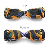 Shinymod 6.5 inch Balanced Scooter Board Case, Rubber Guard Protection 100% Silicone Self Balancing Scooter Board Cover, Case Only