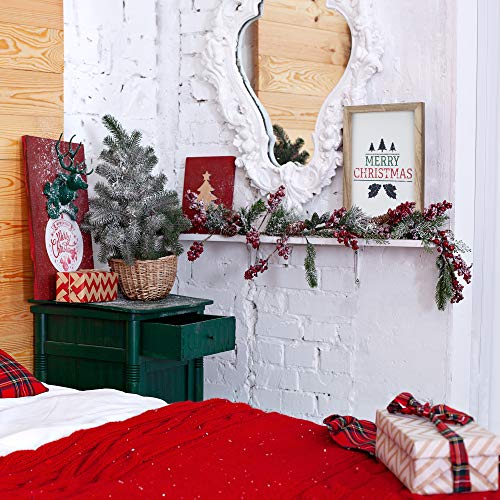 KIBAGA Farmhouse Wall Decor Signs For Christmas Decorations With