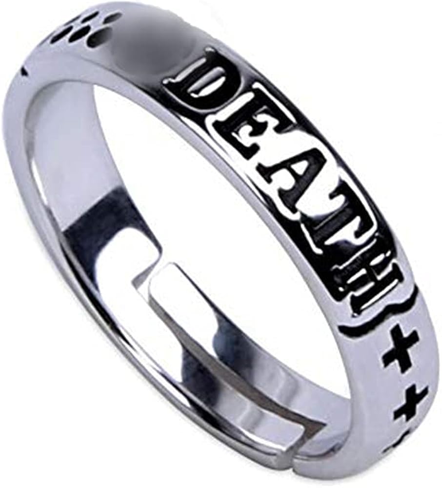 Shopular Hot Anime One Piece Death Trafalgar Law 925 Sterling Silver Ring Cosplay Gift S925 Props Amazon Co Uk Jewellery