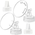 Maymom 25 mm Flange and Duckbill Valve Compatible with Spectra S1 Spectra S2 Spectra 9 Plus Not Original Spectra Pump Parts Replace Spectra S2 Pump Parts Spectra Flange Spectra Duckbill Valve