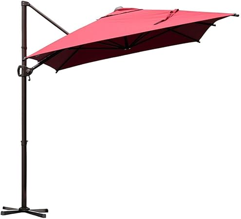 Amazon Com Abba Patio Offset Cantilever Umbrella 9 By 7 Feet