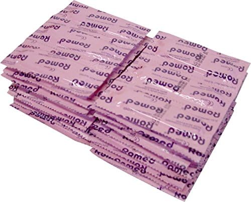 Condoms with lubricant and reservoir made of natural latex natural colours from Romed