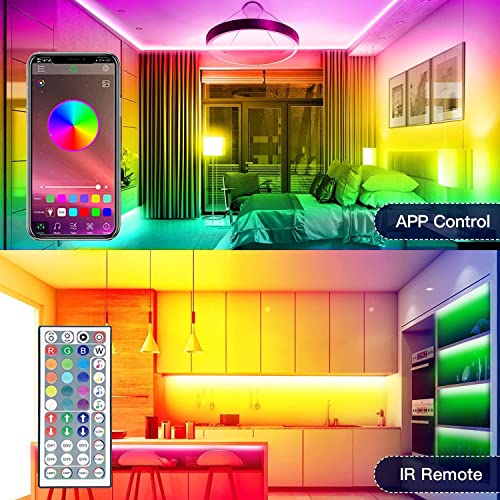 KIKO LED Strip Lights, Smart Color Changing Rope Lights 65.6ft 20m SMD