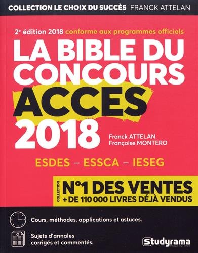 La bible du concours ACCES by (Paperback)