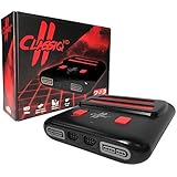 Old Skool Classiq 2 HD 720p Twin Video Game System, Black/Red Compatible with SNES/NES Nintendo and Super Nintendo Cartridges