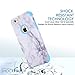 iPhone 6 Plus Case, iPhone 6S Plus Case, SUMOON [Drop Protection] Hybrid Heavy Duty Three Layer Verge Shockproof Full-Body Protective Armor Defender Case for iPhone 6S Plus 5.5 Inch (Marble Blue)