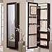 Belham Living Lighted Wall Mount Locking Jewelry Armoire - - 14.5W x 50H in.