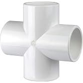 PVC- Cross 2" (Furniture Grade White)