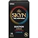 Lifestyles SKYN Selection Sampler, Premium Lubricated NON-LATEX Polyisoprene Condoms with Silver Pocket/Travel Case-10 Count