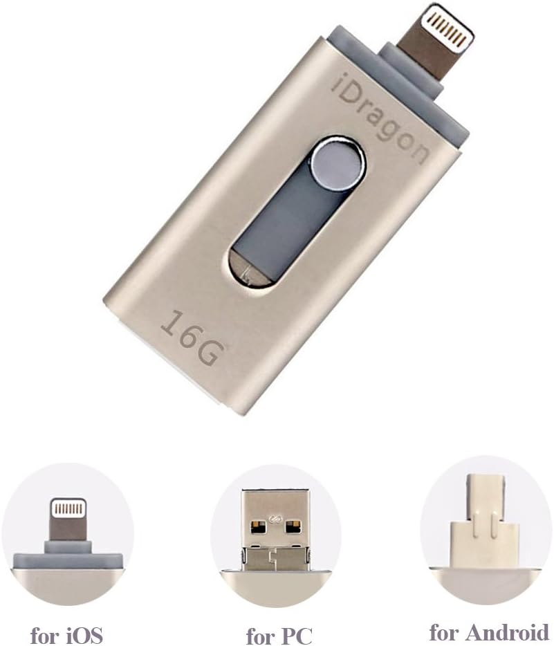 IMEEK 16G Memory Expansion USB Flash Drive OTG Lightning U Disk for iPhone iPad Android Cellphones & Computers