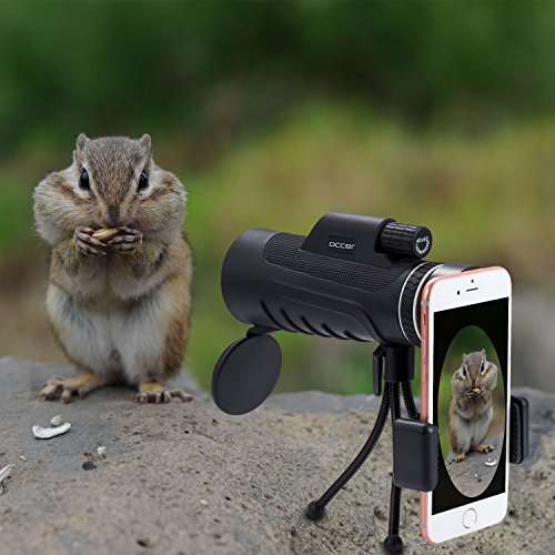 image for Occer Universal Telescope Monocular Smartphone Adapter Clip 45mm Diame